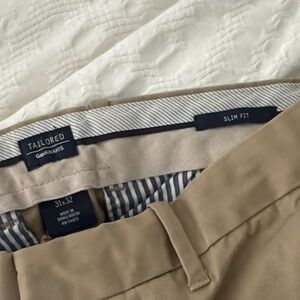 GAP Tan Chinos Classic Fit Pants